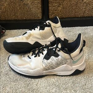 Nike White and Black Athletic Shoes